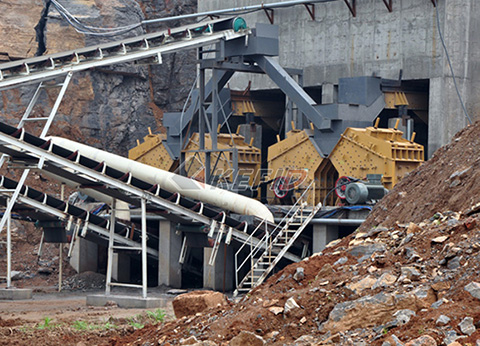 Limestone Quarry Production Line in India